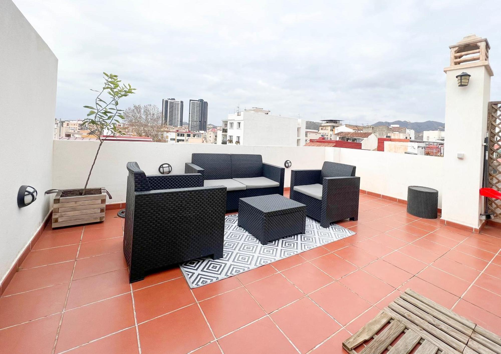 Barcelo 30, Terrace, Center, Garage On Request, Quite Neighborhood, Ba Apartment Málaga Exterior foto